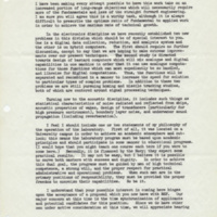 Letter from John C. Johnson, Ordnance Research Laboratory