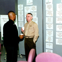 Military Participants Converse During an IM Session