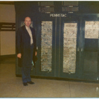 Warfield with PENNSTAC Computer, 1973
