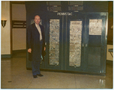 Warfield with PENNSTAC Computer, 1973