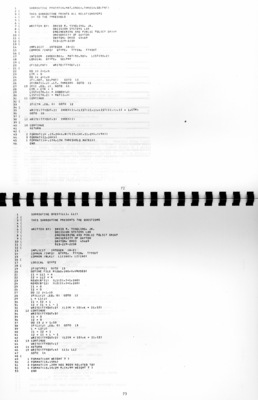 1979 Fortran Code for ISM