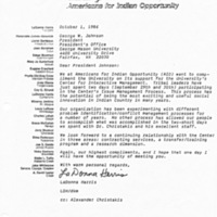 Letter About CIM from Americans for Indian Opportunity